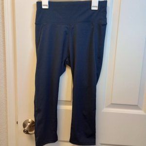 Dark Blue Cropped Leggings